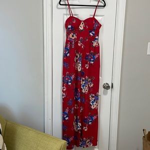 NWT floral jumpsuit